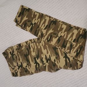 Camo High Rise Skinny Jeans